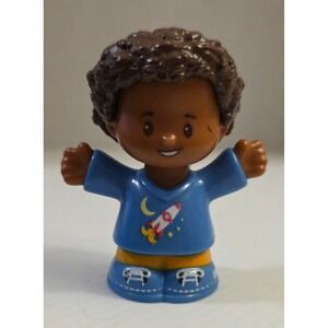 Fisher-Price Little People School Bus Boy Rocket Shirt Replacement Figure